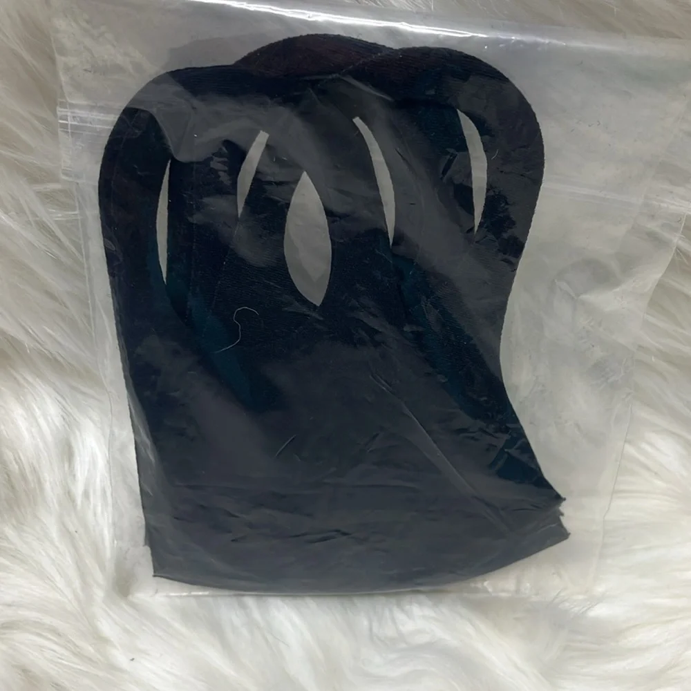 Two Black Ear Looped Masks and One Black Gaiter Mask
